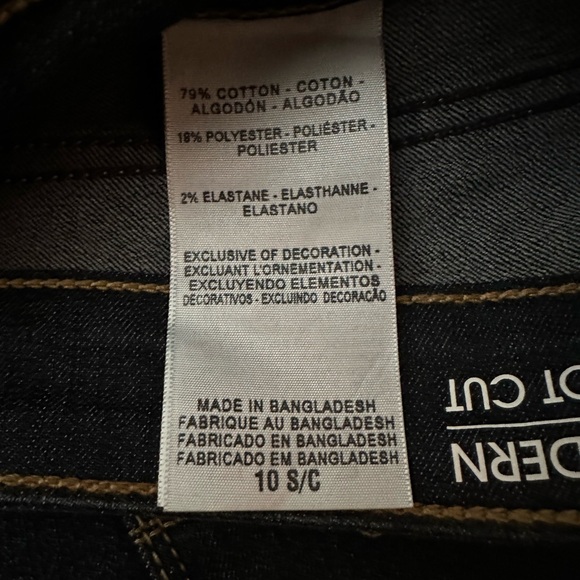 Levis Denizen Modern Bootcut Jeans Size 10 - Picture 6 of 6